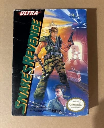 Nintendo NES Snake's Revenge Complete CIB