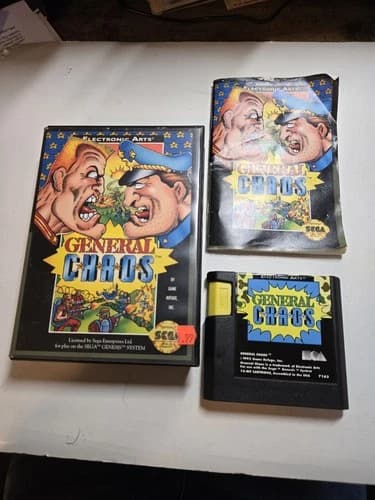 General Chaos Sega Genesis CIB. Not Tested.