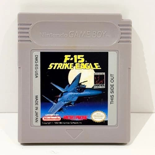 F-15 Strike Eagle (Nintendo Game Boy, 1993) TESTED and working