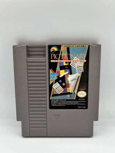 Pictionary Nintendo NES Power Play Cartridge Only