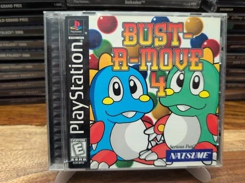 Bust-A-Move 4 PS1 (PlayStation 1) CIB Complete w/ Reg