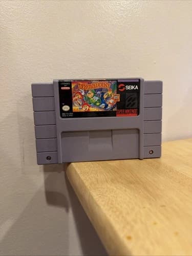 Troddlers (Super Nintendo Entertainment System, 1993) TESTED Authentic