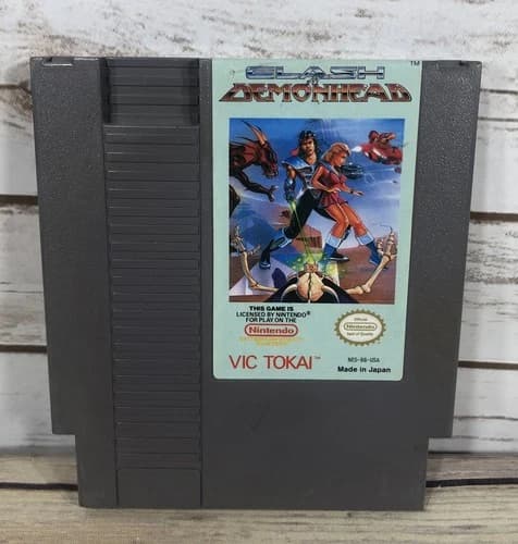 Nintendo NES Clash At Demonhead TESTED WORKS Video Game