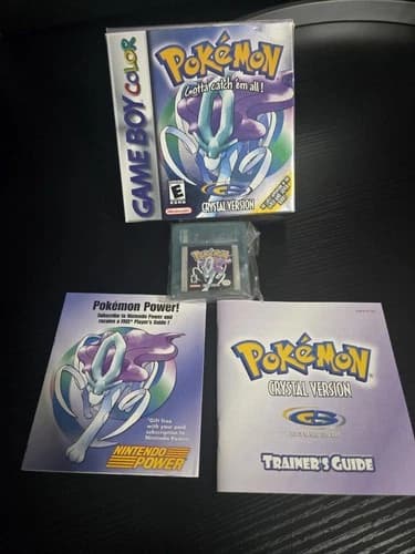 - Pokemon Crystal Authentic Misprint Version for Game Boy Color - CIB