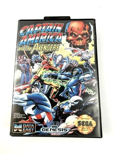 Captain America And The Avengers Sega Genesis Complete In Box CIB READ