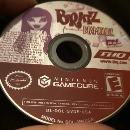 DOESN’T WORK Bratz: Forever Diamondz Nintendo GameCube 2006 DISC ONLY