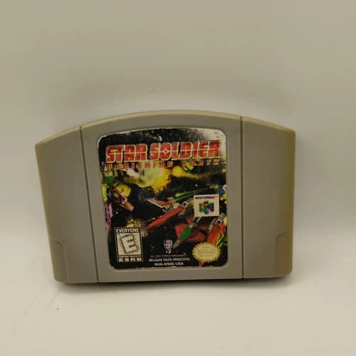 Star Soldier: Vanishing Earth Nintendo 64 Authentic Tested Working Game Cart N64