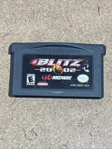 NFL Blitz 2002 GBA Football For GBA Gameboy Advance Game Only 8E Video Game