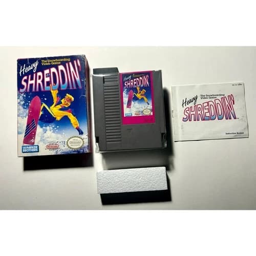 Heavy Shreddin (NES) Works Great Complete CIB🔥