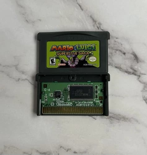 Mario & Luigi: Superstar Saga (Game Boy Advance, GBA, 2003) Authentic & Tested