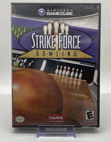 Strike Force Bowling (Nintendo GameCube, 2005) Complete With Manual