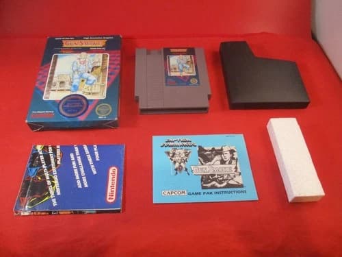 Gun Smoke (Nintendo NES) COMPLETE w/ Box manual game WORKS! Gunsmoke