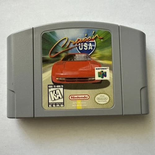 Cruis'n USA (Nintendo 64 N64, 1996) Authentic, Clean And Tested
