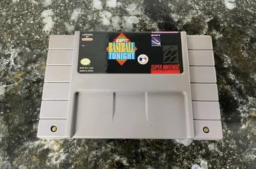 ESPN Baseball Tonight (Super Nintendo, 1995) SNES MLB CLEANED TESTED!!