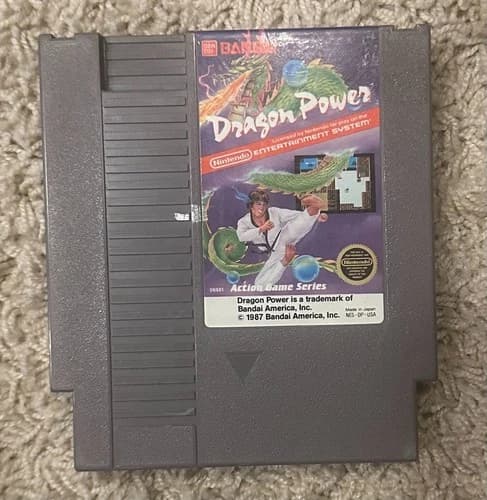 Dragon Power (Nintendo NES, 1988) Authentic Cartridge Only