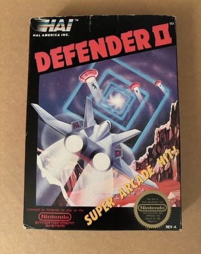 Nintendo NES Defender II Complete CIB (Tested & Working)