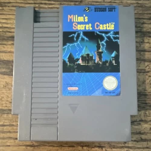 Hudson Soft Milon's Secret Castle Nintendo NES Game Cartridge NTSC-U/C US/Canada