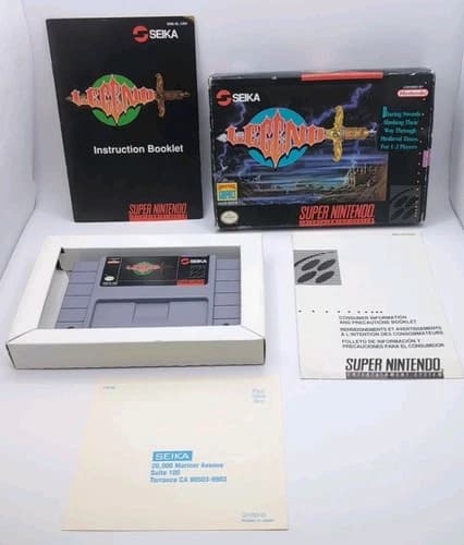 Legend (Super Nintendo, 1994) SNES Seika