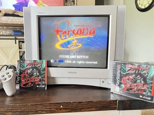 Persona: Revelations Series (Sony PlayStation 1 PS1) Complete CIB W/ Reg Card!