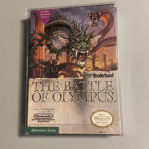 The Battle Of Olympus Nintendo NES Complete (CIB)