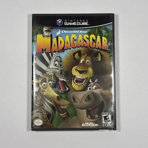 Madagascar (Nintendo GameCube, 2005) CIB Tested