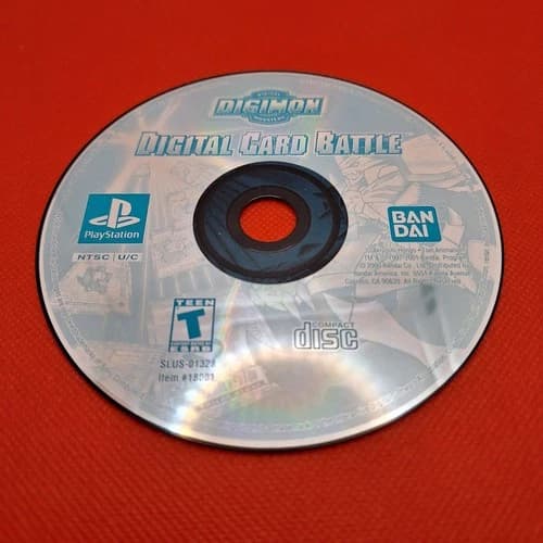 Digimon Digital Card Battle PS1 Sony Playstation Disc Only Tested
