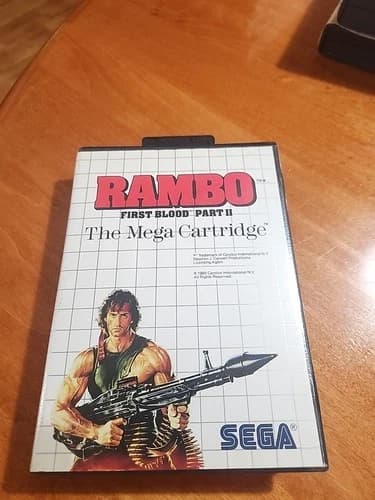 Rambo First Blood Part 2 Sega Master System