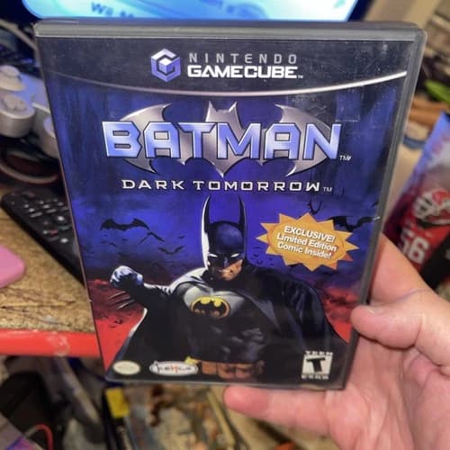 Batman Dark Tomorrow Nintendo GameCube 2003 Complete w Manual Tested Free Ship