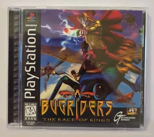 Bug Riders: The Race of Kings (Sony PlayStation 1, 1997) CIB, Reg Card, BL, PS1