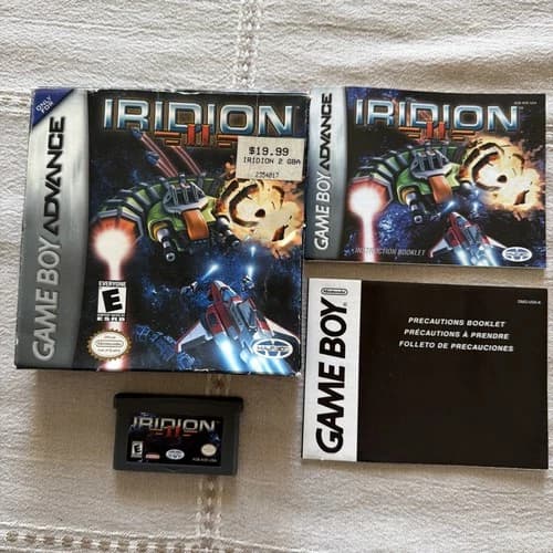Iridion II GBA Game Boy Advance Complete CIB W/ Manual