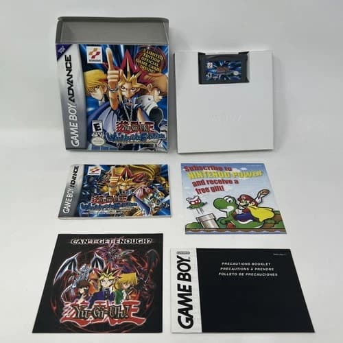 Yu-Gi-Oh Worldwide Edition Stairway to the Destined Duel (GBA, 2003) CIB NO CARD