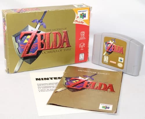 Zelda: Ocarina of Time N64 Nintendo 64 Complete CIB! Good Condition! RARE!
