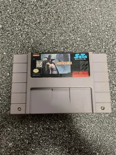 Nosferatu Super Nintendo SNES (1995) cleaned and tested Cartridge only