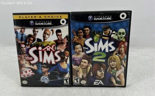 The Sims 1+2 - Nintendo Gamecube (2003), GAME ONLY