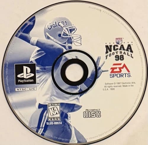 NCAA Football 98 (Sony PlayStation 1, PS1) DISC ONLY | NO TRACKING | M1554
