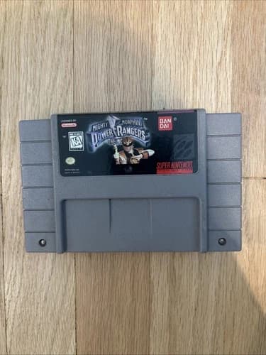 Mighty Morphin Power Rangers: The Movie SNES Super Nintendo - Tested