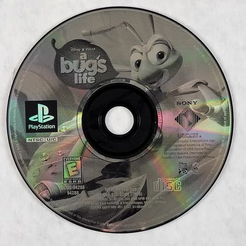 A Bug's Life Greatest Hits - Loose Sony PS1 Playstation 1 Disc