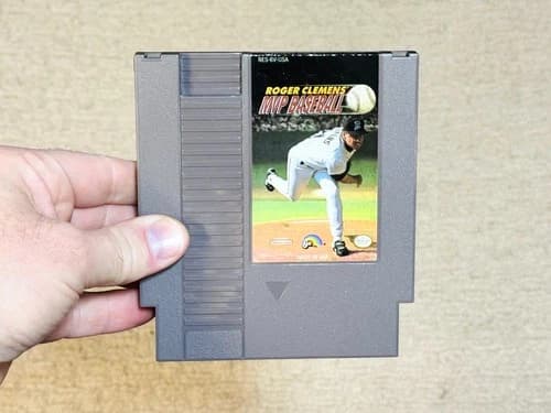 Roger Clemens MVP Baseball - Nintendo NES Game Cartridge - Authentic - Tested