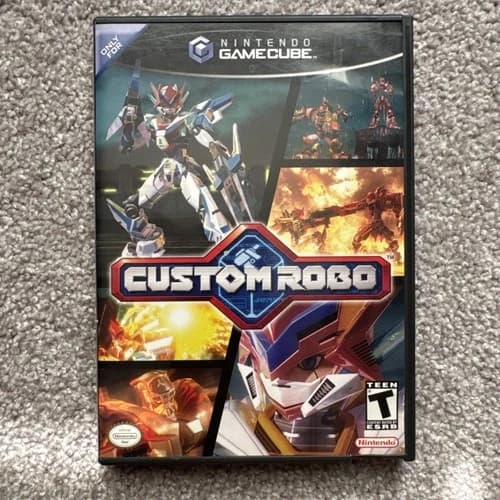 Custom Robo (Nintendo GameCube, 2004) CIB Complete Black Label OEM Tested