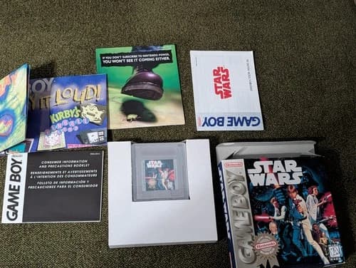 Star Wars [Player’s Choice] (Nintendo Game Boy, 1996) AUTHENTIC CIB tested