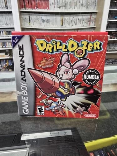 Drill Dozer (Nintendo Game Boy Advance GBA) Complete CIB W Comic - Authentic