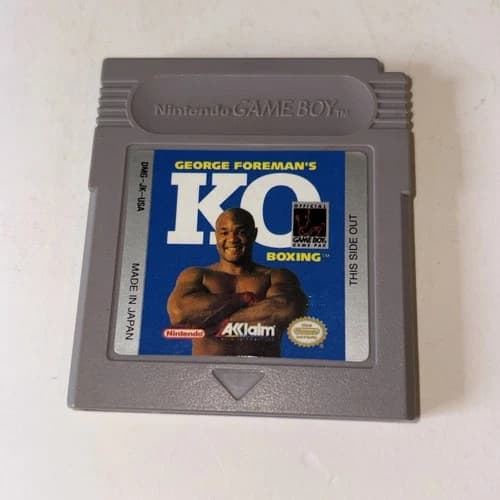 Nintendo Game Boy George Foreman’s KO Boxing Official Tested & Working Acclaim