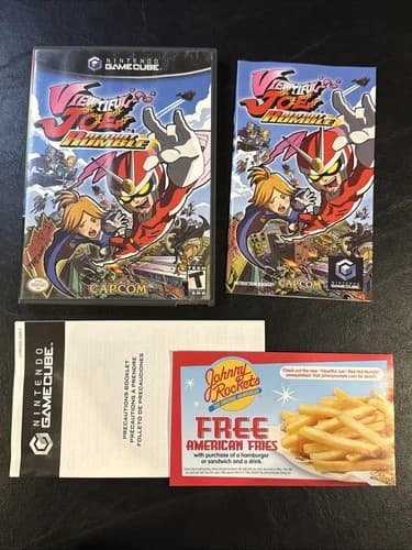 CIB Viewtiful Joe: Red Hot Rumble -Nintendo GameCube Tested RARE Insert Complete