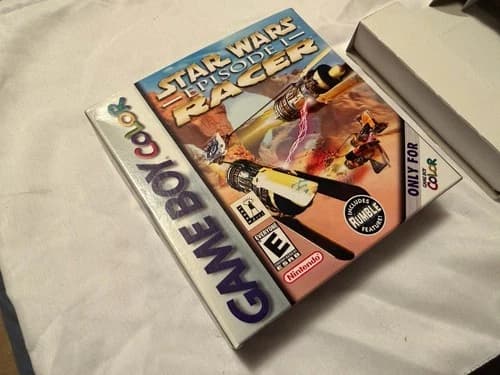 1999 Nintendo Gameboy Star Wars: Episode I Racer CIB Complete Game Boy Color