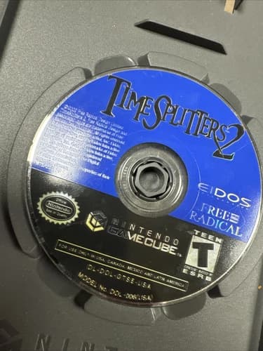 TimeSplitters 2 (Nintendo GameCube, 2002) Tested Disc Only