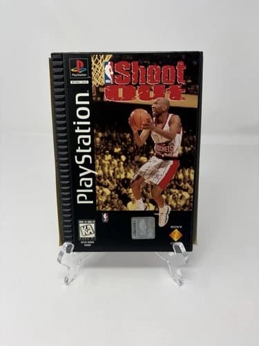 NBA ShootOut (Sony PlayStation 1996) PS1 CIB Longbox Complete With Manual Tested