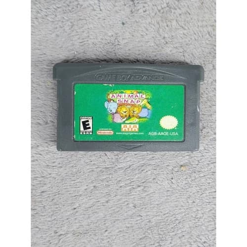 Animal Snap Rescue Them 2 By 2 Nintendo Game Boy Advance GBA AGB-AAQE-USA 2003