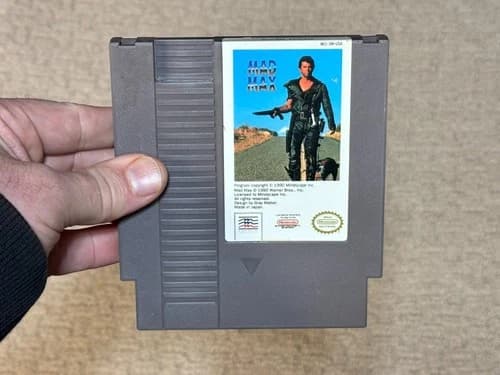 Mad Max - Nintendo NES Game Cartridge - Authentic - Tested