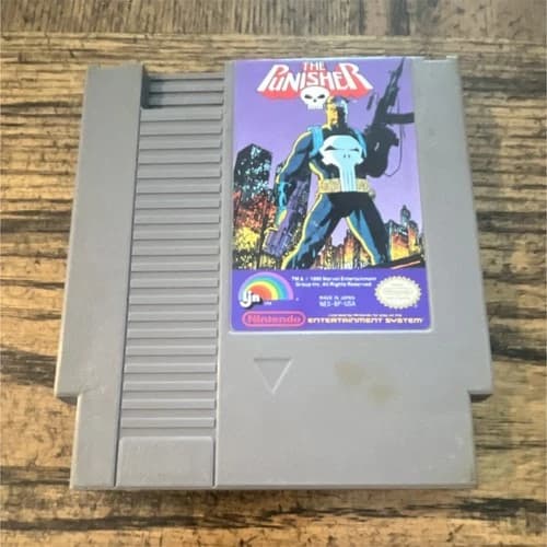 LJN The Punisher Nintendo NES Game Cartridge NTSC-U/C US/Canada