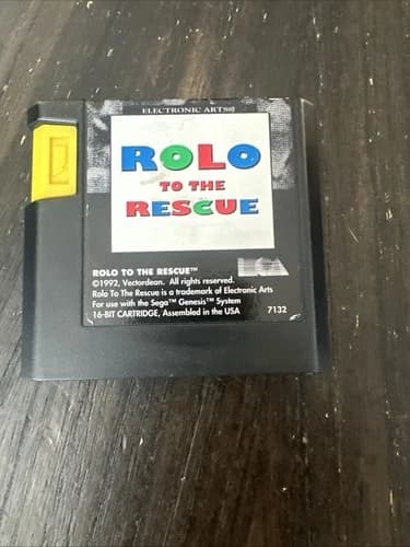 Sega Genesis Game Only Rolo To The Rescue